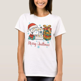Camiseta Máquina de coser Merry Quiltmas 6