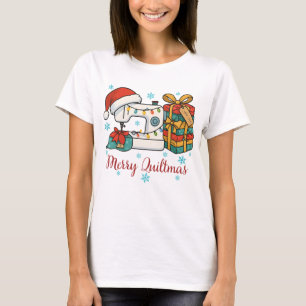 Camiseta Máquina de coser Merry Quiltmas 6