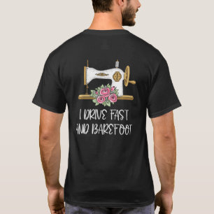 Camiseta Máquina de coser puntada costurera sastrería modis