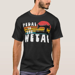Camiseta Máquina De Coser Retro Vintage Coser Amantes Pedal