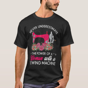 Camiseta Máquina de coser Seamstress Sewer Women Chicas Qui