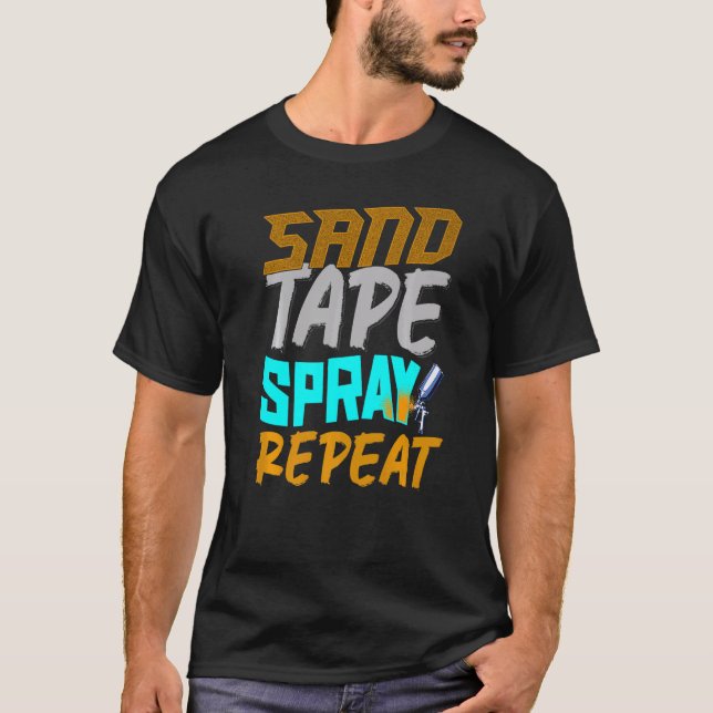 Camiseta Máquina de cuerpo automático para pulverización au (Anverso)