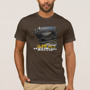 Camiseta Máquina de escribir antigua principal de la charl