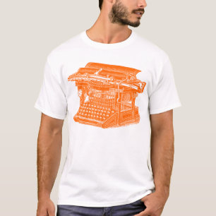 Camiseta Máquina de Escribir Vintage