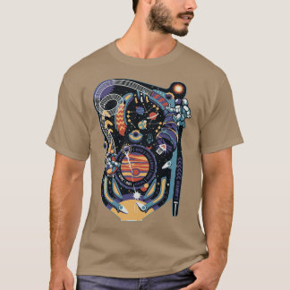 Camiseta Máquina de Espacio de Pinball por Tobe Fonseca
