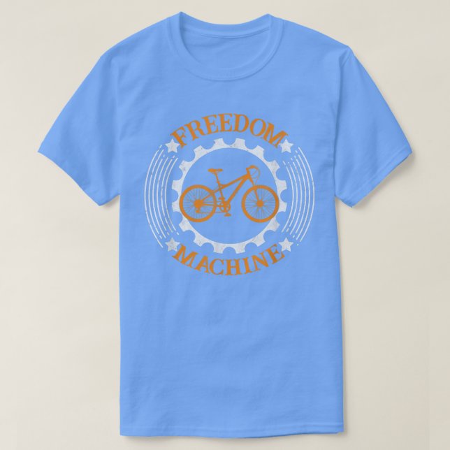 Camiseta Máquina de la libertad Ciclo de ciclismo de montañ (Diseño del anverso)