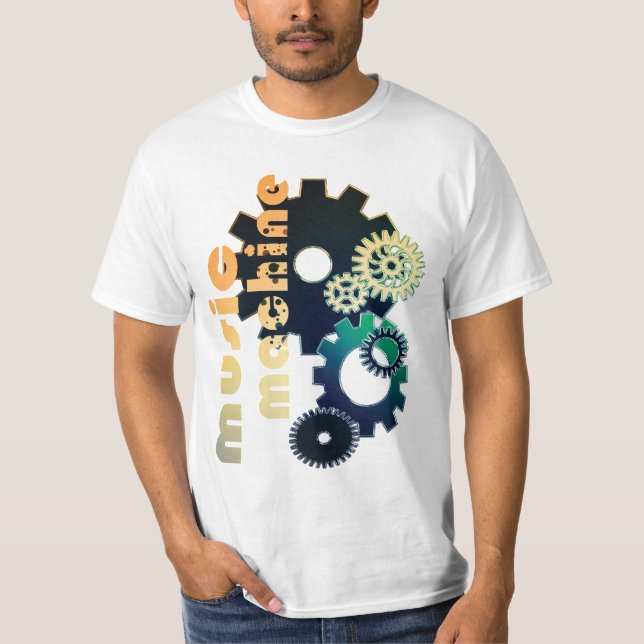 Camiseta máquina de la música (Anverso)