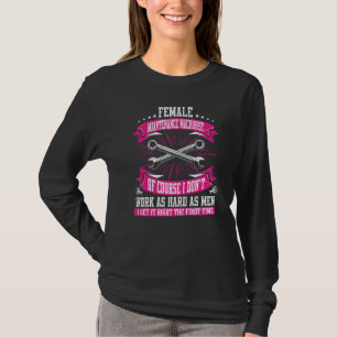 Camiseta Máquina De Mantenimiento De Cnc Para Mujeres