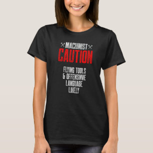 Camiseta Máquina de máquinas de herramientas de máquinas