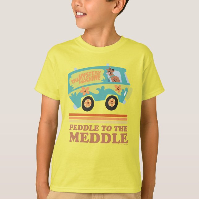 Camiseta Máquina de misterio Scooby-Doo "Peddle to Meddle" (Anverso)