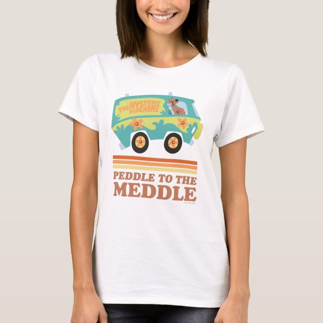 Camiseta Máquina de misterio Scooby-Doo "Peddle to Meddle" (Anverso)