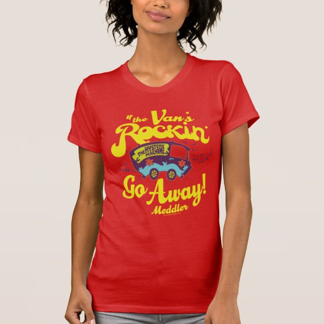Camiseta Máquina de misterio "Si la camioneta es Rockin". (Anverso)
