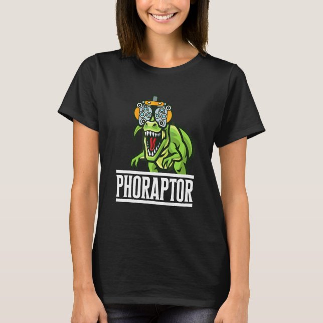 Camiseta Máquina de optometría Foróptero  Optometrista Phor (Anverso)