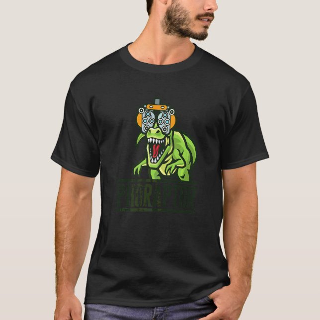 Camiseta Máquina de Optometría Foróptero Optometrista Phora (Anverso)
