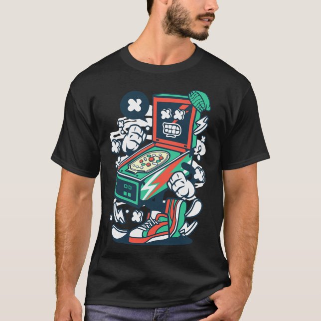 Camiseta Máquina de pinball (Anverso)