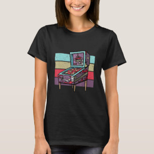 Camiseta Máquina de Pinball Retro Vintage 1