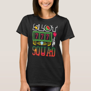 Camiseta Máquina de ranura gráfica para ranura para ranura 