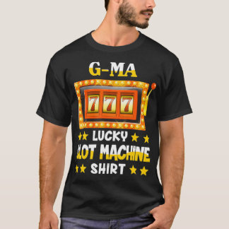 Camiseta Máquina De Ranura Para Gma Funny Lucky Slot Machin