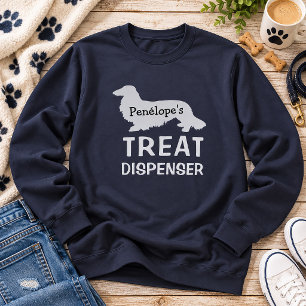 Camiseta Máquina de snacks de Dachshund divertido de pelo l