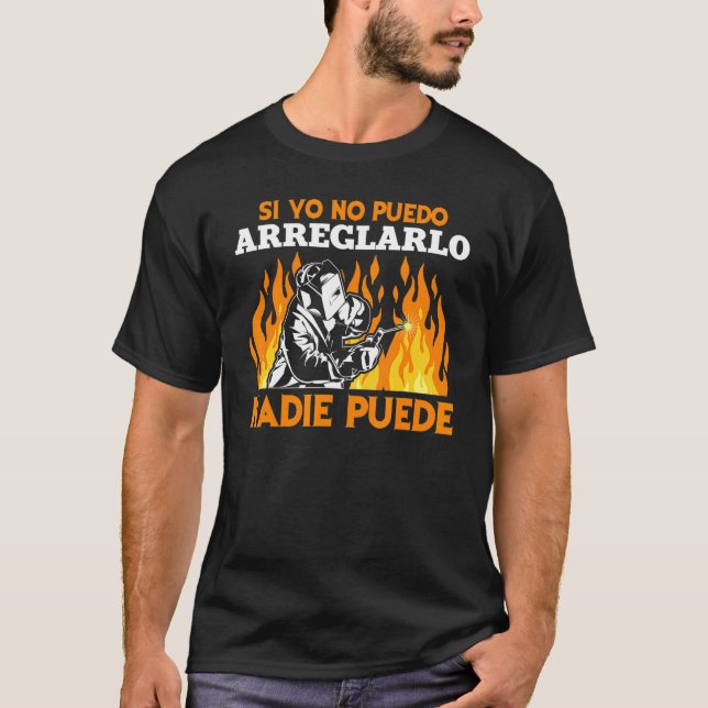 Camiseta Máquina de soldadura de soldadura de trabajadores  (Anverso)