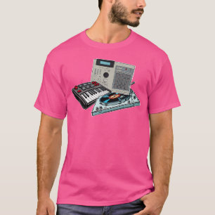 Camiseta Máquina de tambor Midi Keybord Hip Hop Boom Bap Pr