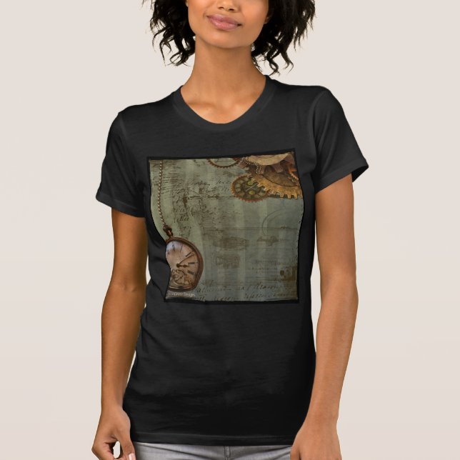Camiseta Máquina de tiempo Steampunk (Anverso)