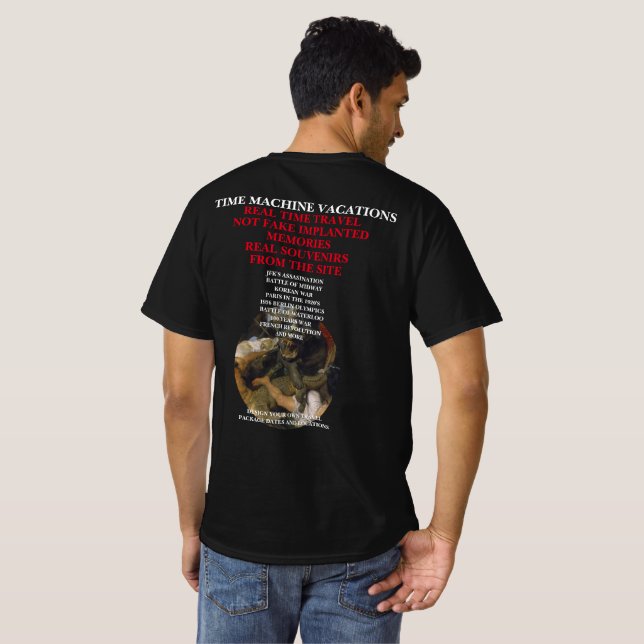 CAMISETA MÁQUINA DE TIEMPO VIAJA LONDRES PLAGA DE MUERTE NE (Reverso completo)