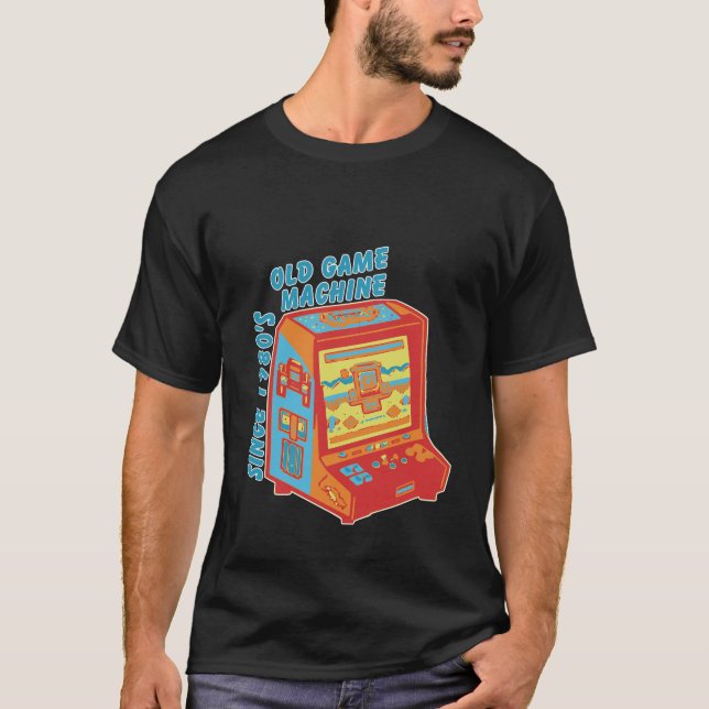 Camiseta Máquina de videojuegos de los años 80 (Anverso)