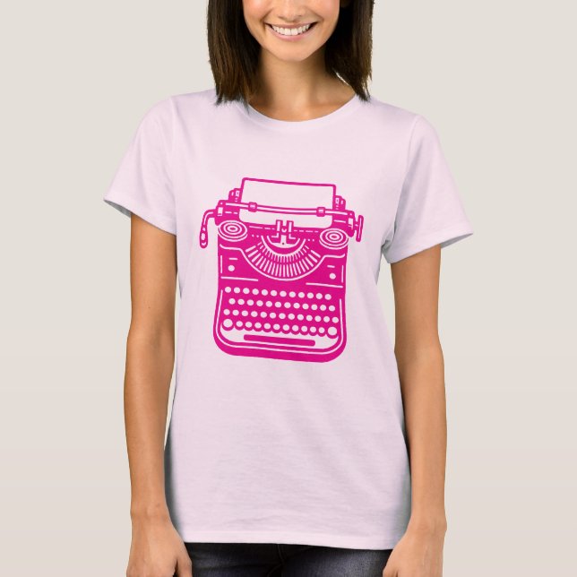 Camiseta Máquina de vinificación - Rosa (Anverso)