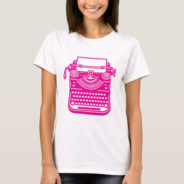 Camiseta Máquina de vinificación - Rosa (Anverso)