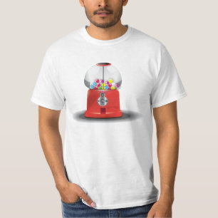 Camiseta Máquina del caramelo del gumball del dibujo