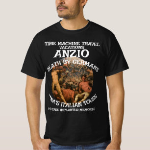 CAMISETA MÁQUINA DEL TIEMPO DE VIAJE ANZIO MUERTE GUERRA