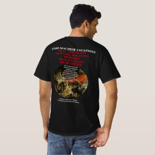 CAMISETA MÁQUINA DEL TIEMPO VIAJE LONDRES MUERTE NEGRA PLAG