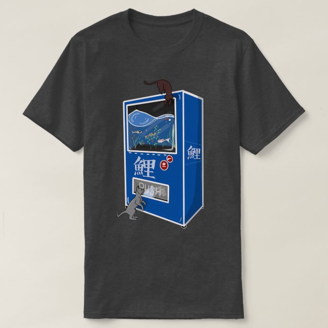 Camiseta Máquina expendedora de Koi (Diseño del anverso)
