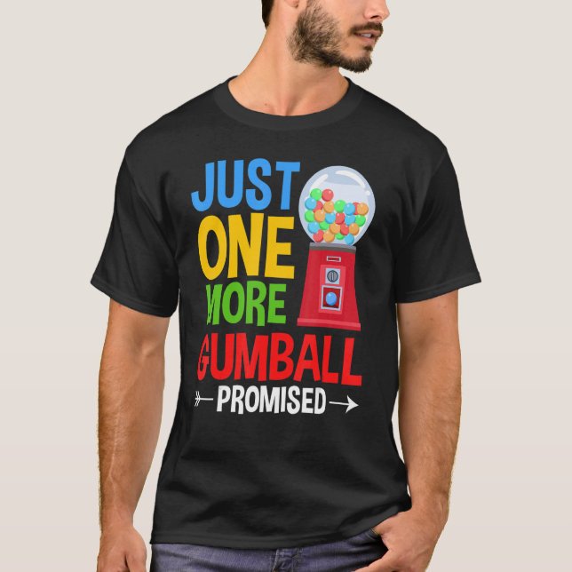 Camiseta Máquina Gumbal Gum Ball Burbuja Goma de mascar (Anverso)