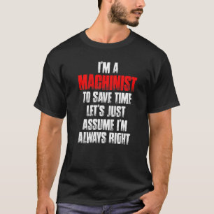 Camiseta Máquina mecánica a la derecha