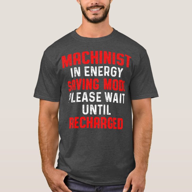 Camiseta Máquina mecánica de energía (Anverso)