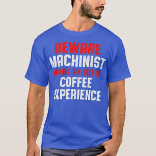 Camiseta Máquina mecánica de salida de máquinas de mecaniza