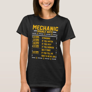 Camiseta Máquina mecánica por hora de automoción mecánica a