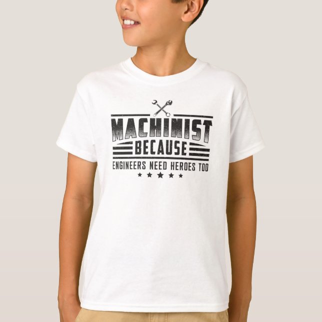 Camiseta Máquina mecanógrafa CNC Machinist Funny Gift Idea (Anverso)