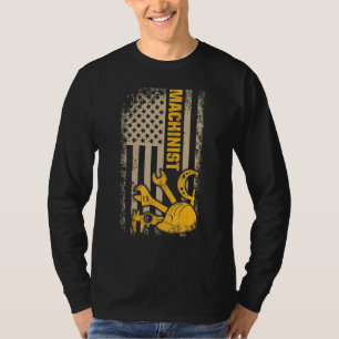 Camiseta Máquina operadora de máquinas mecanizadora 11