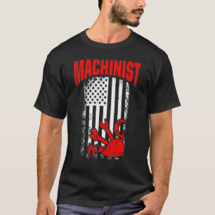 Camiseta Máquina operadora de máquinas mecanizadora 15