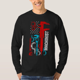 Camiseta Máquina operadora de máquinas mecanizadora Machini