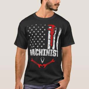 Camiseta Máquina operadora de marca de Estados Unidos mecan