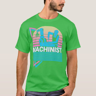 Camiseta Máquina Operadora Maquinista Del Cnc Retro Gif