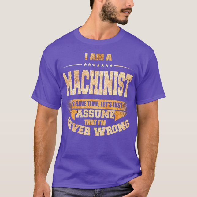 Camiseta Máquina Para Ahorrar Tiempo Nunca Me Equivoca Un T (Anverso)