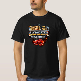 Camiseta Máquina Perdedora – Gráfico Retro de Dados Outlaw