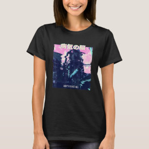 Camiseta Máquina retro de vaporwave estética Glitch 80