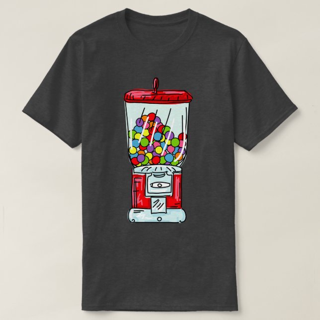 Camiseta Máquina Retro Gumball (Diseño del anverso)