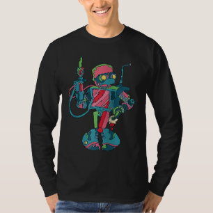 Camiseta Máquina Robot de Tatuaje Artista de Tatuajes Tatua